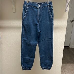 Express Women's High Rise Blue Jeans